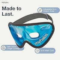 Vista 4 de Cooling Eye Mask - Reusable Gel Eye Mask Cold Pack - Our Ice Eye Mask Soothes Puffy Eyes & Dark Circles - Relieve Your Headaches & Sinus Pain with