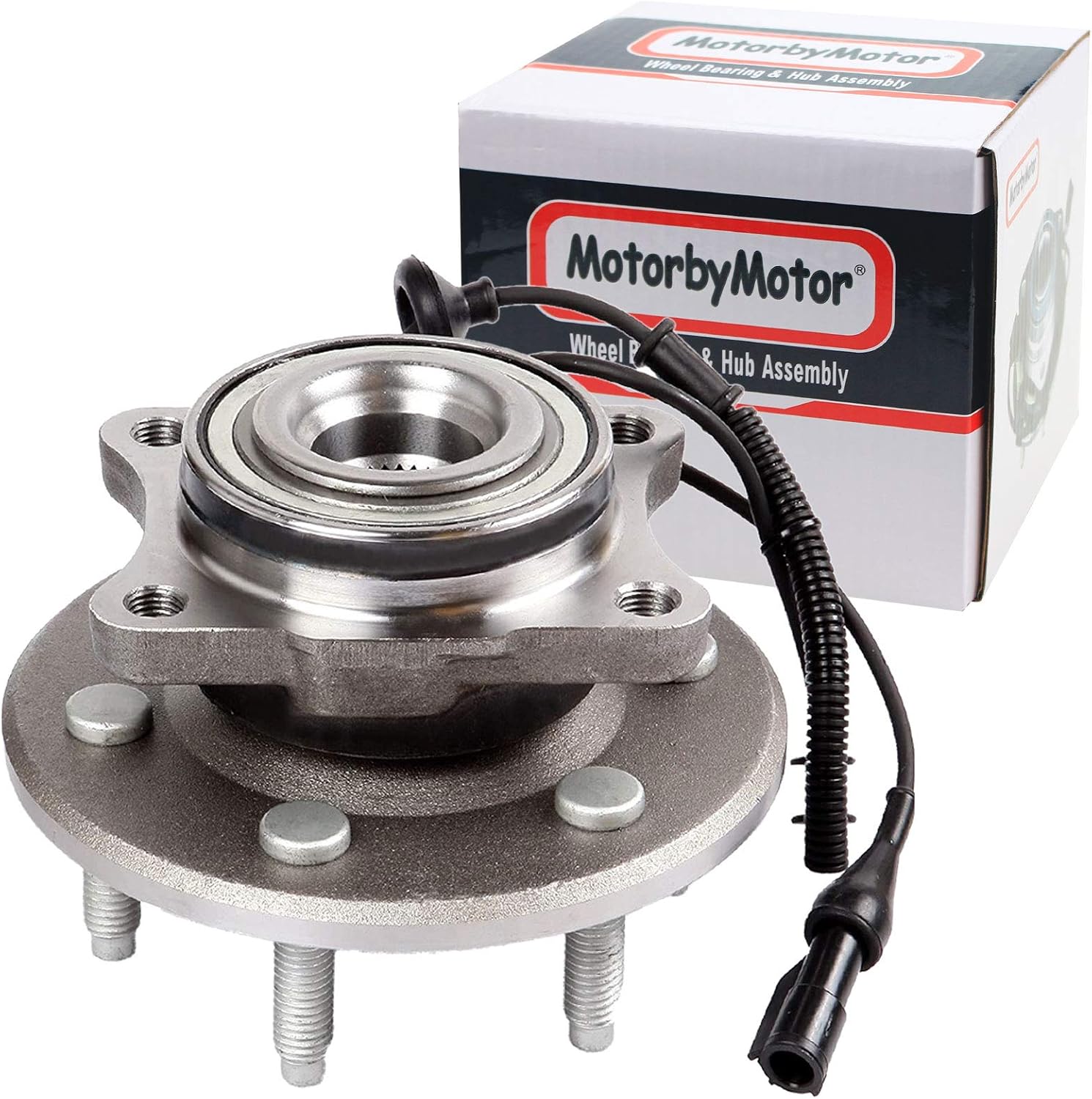 MotorbyMotor 541008 Rear Wheel Bearing and Hub Assembly with ABS 6 Lugs fits for 2007-2010 Ford Expedition, 2007-2010 Lincoln Navigator Wheel Hub Assembly