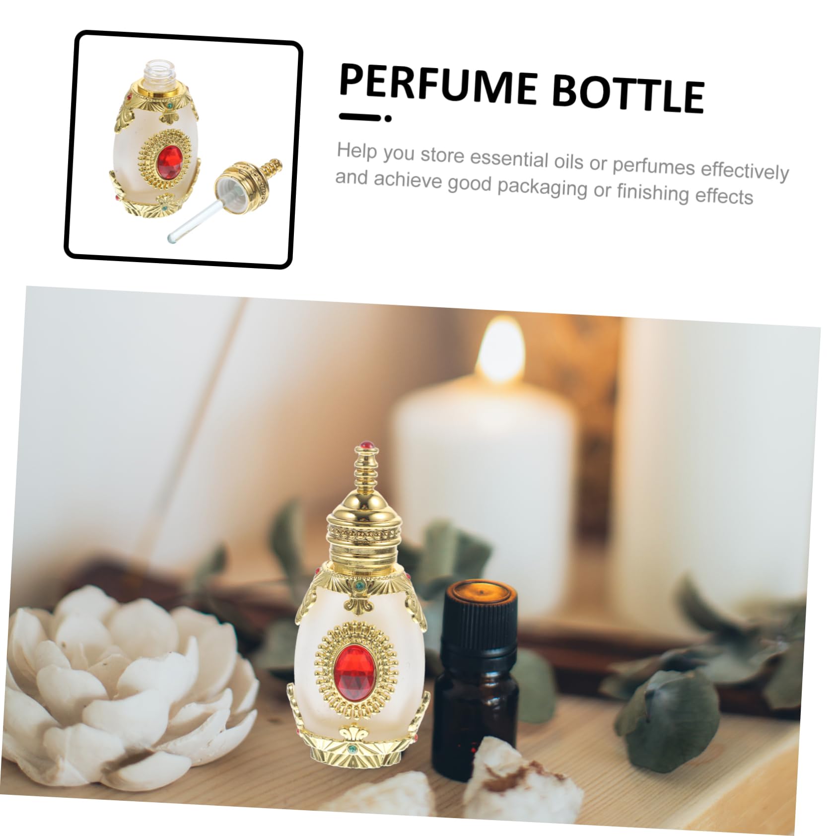 Housoutil 3pezzi Vintage Per Profumi Ricaricabile Per Design Per Per Regali Speciali e Festive