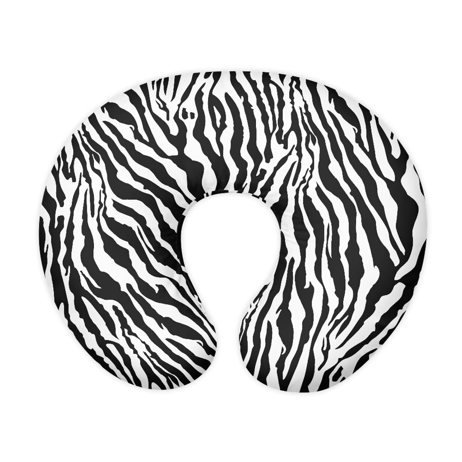 Zebra Stripes Girls Boys Nursing Pillow Cover Breastfeeding Pillow Cover 3D Print Cute and Safety Baby Mom Essentials, 2 Packs