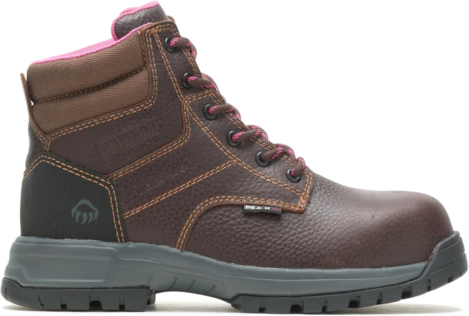Wolverine Women's Piper Waterproof Composite Toe 6in Construction Boot