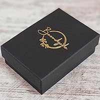 Vista 5 de Vintage Mustard Seed CHARM ONLY, 10mm, Hand Made in 925 Sterling Silver, hand blown glass globe