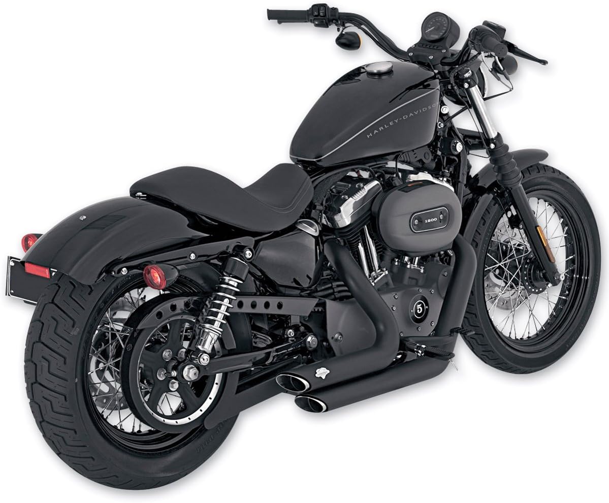Vance and Hines - Scarico per moto / Harley Davidson Sportster / 07-08  Sportster / Shortshots Staggered / Pt # 47219 : Amazon.it: Auto e Moto