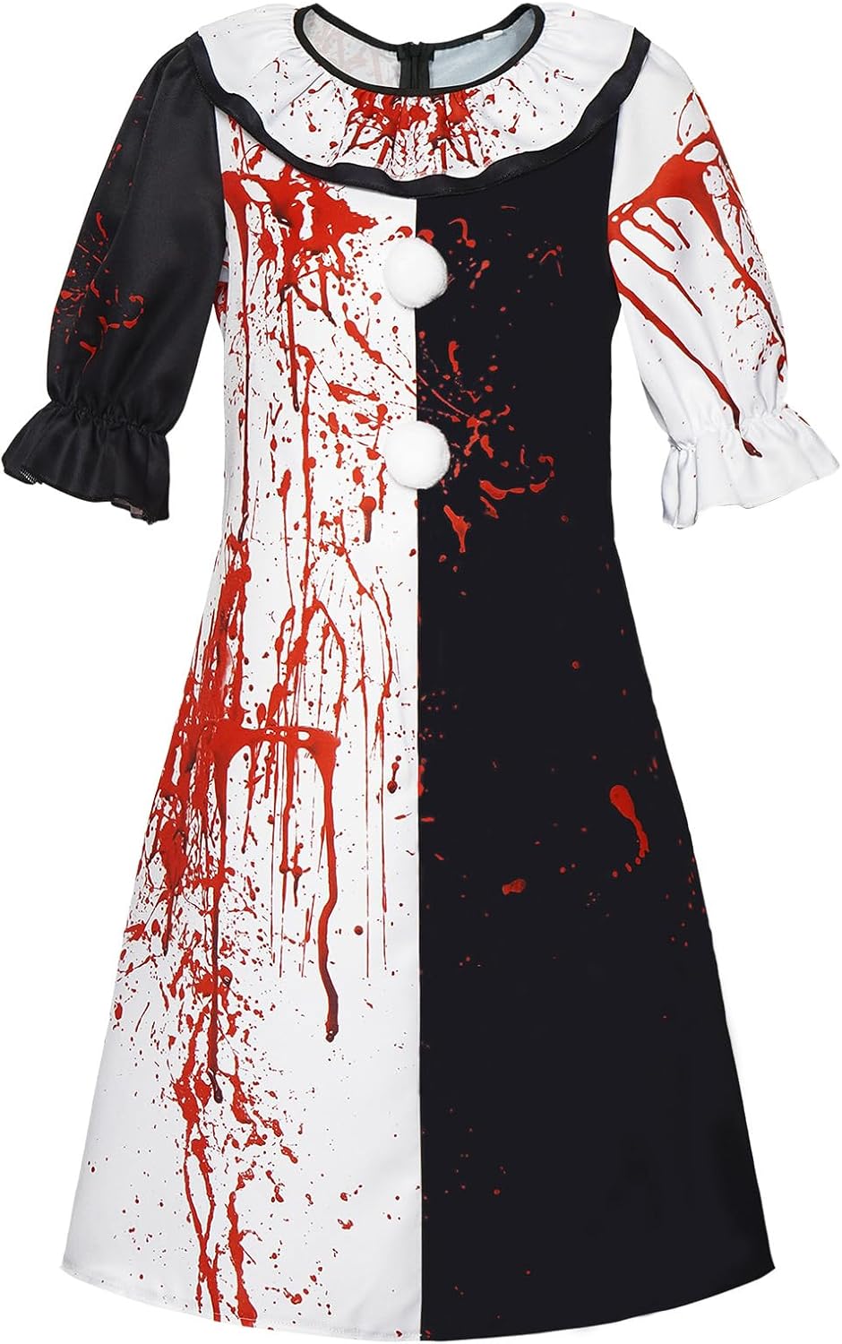Adult Black White Red Jumpsuits Mens Scary Killer Costume Horrible Movie Bodysuits Artthe Cosplay Halloween Outfits - Image 2
