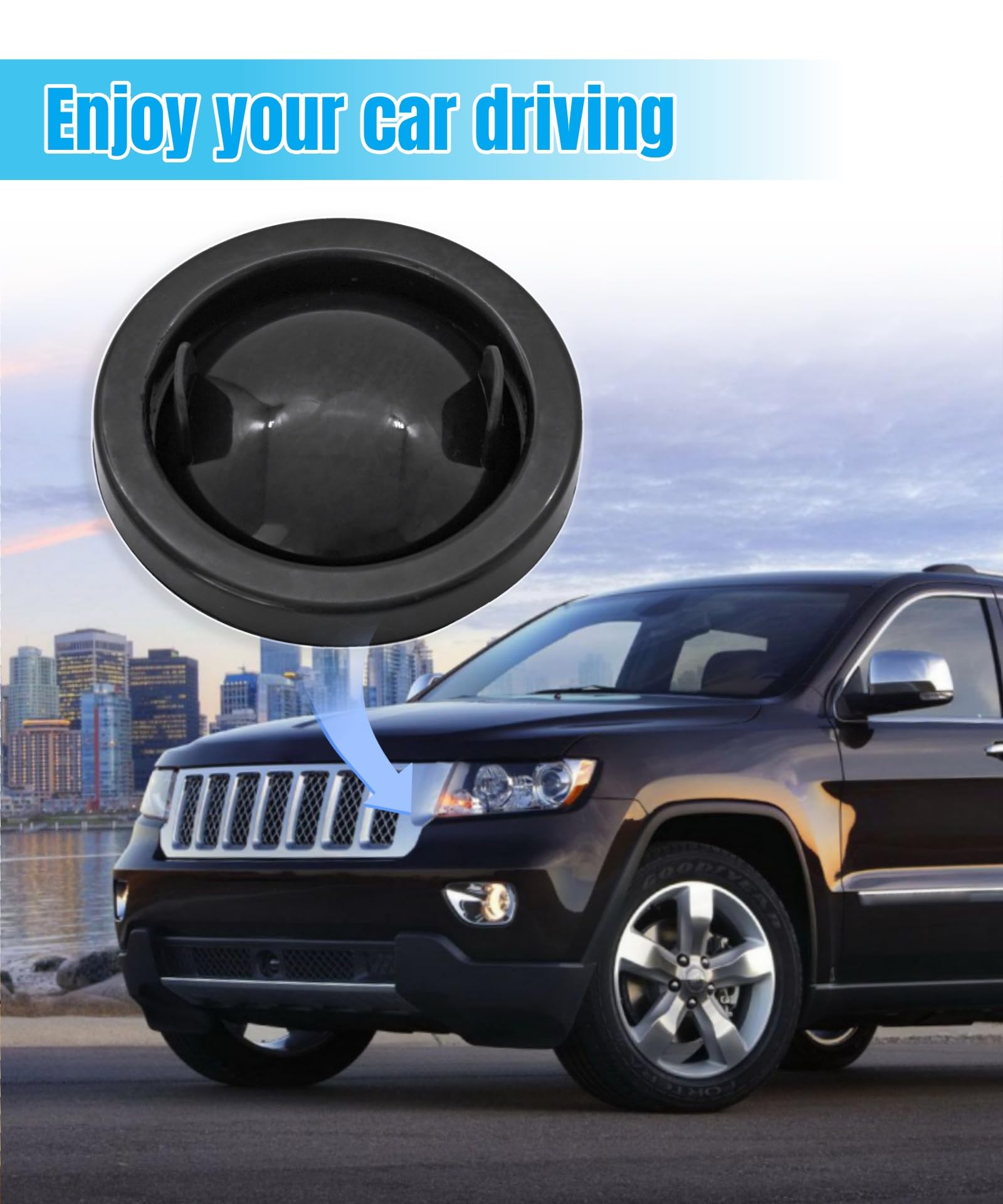 Amazon.com: BTROVIA 68354272AA Headlight Dust Cover Cap Fits For