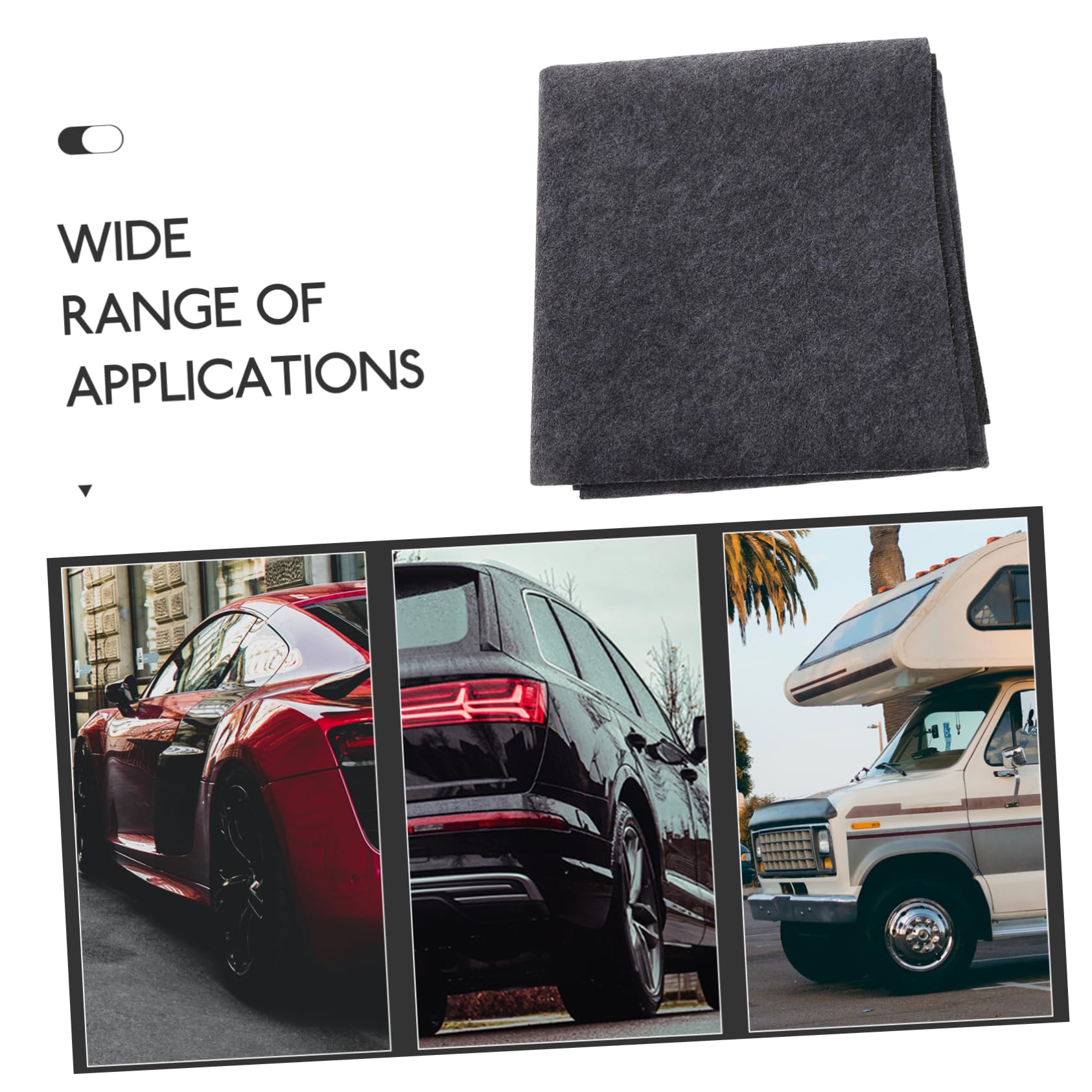 Tapis de Garage Imperméable 91,5x122cm, Feutre Lavable et Résistant à L’Huile, pour Entretien Voiture et Sol de Garage