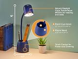 Bostitch Office LED2105-NVY Dimmable Lamp with Storage Cup, Three Brightness Levels, Touch Sensitive Dimmer, Energy-Efficient, Blue – view 7