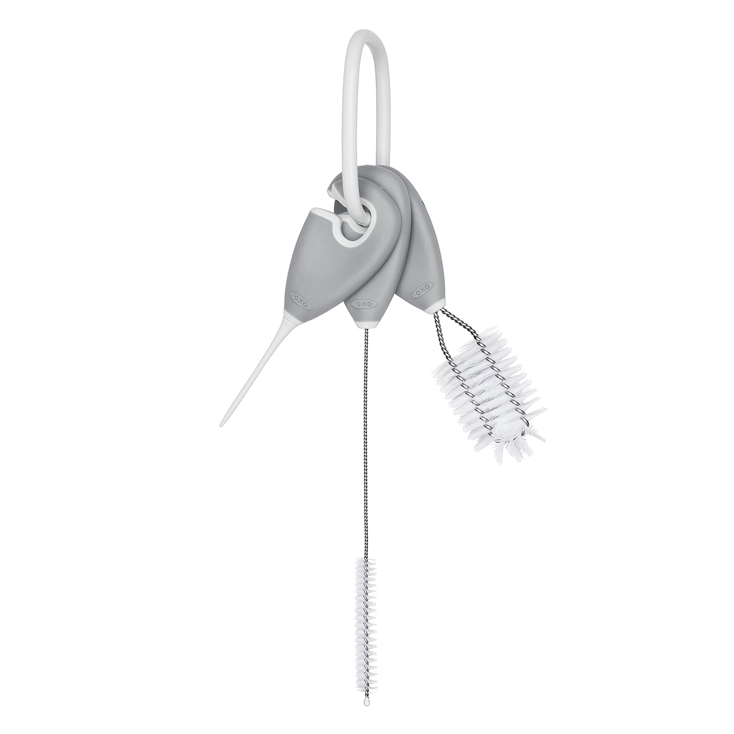 OXO Tot Cleaning Set for Straw & Sippy Cup, Gray
