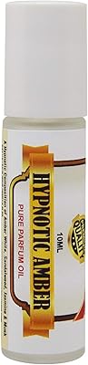 Amber Perfume Oil Unisex; Hypnotic (White Frost Roll On, 10ml)