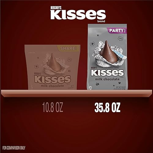 Miniatura 6 de HERSHEYS KISSES - Caramelos de chocolate con leche Halloween paquete de fiesta a granel de 358 onzas
