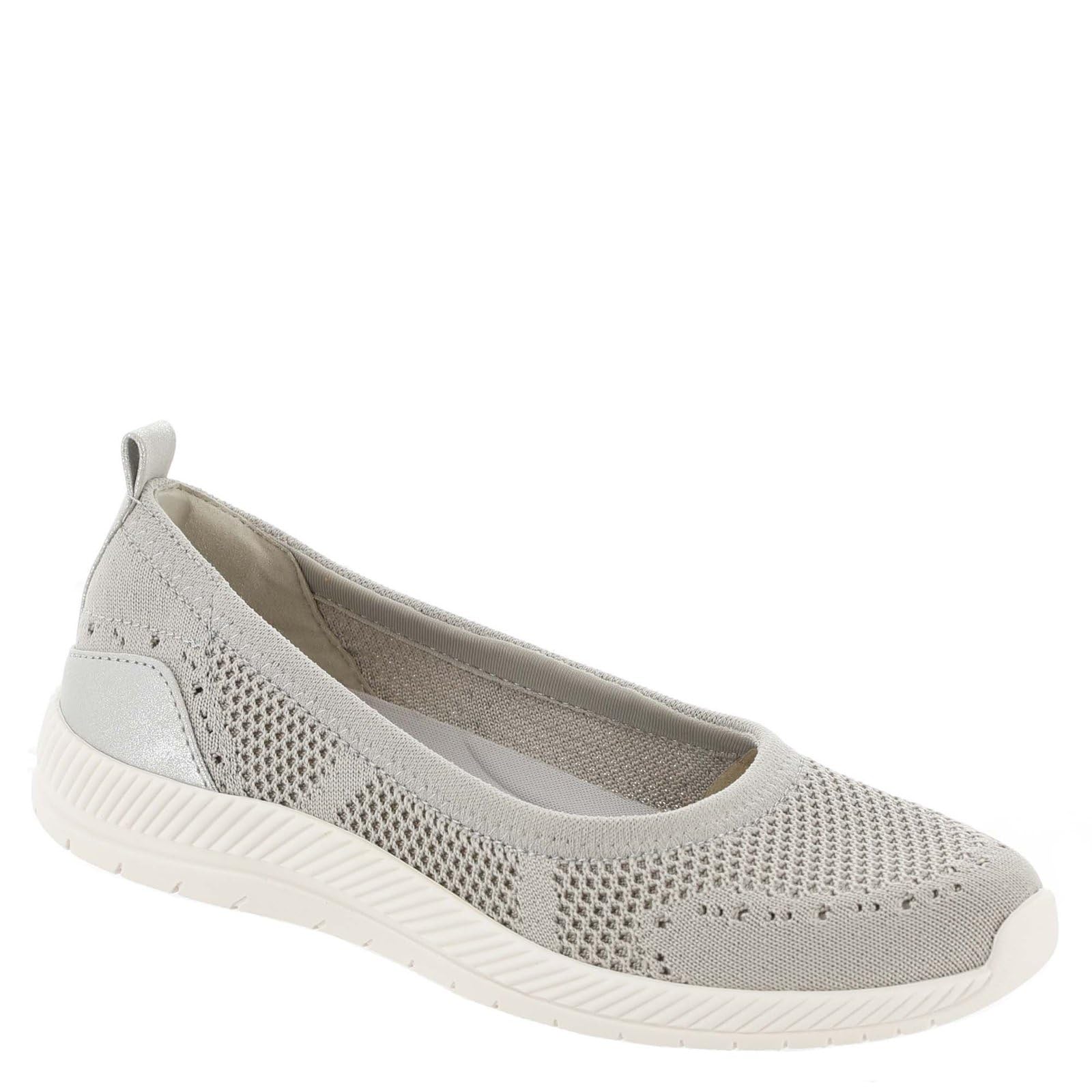 Photo 1 of Easy Spirit Glitz Women's Slip On, 9.5 2A(N) US, Light Grey-Silver-Taupe