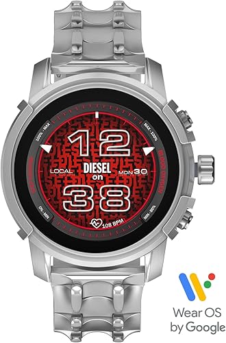 Miniatura 2 de Diesel Griffed Gen 6 Smartwatch con Alexa integrado, frecuencia cardíaca, oxígeno en sangre, GPS, seguimiento de actividad, altavoz, notificaciones