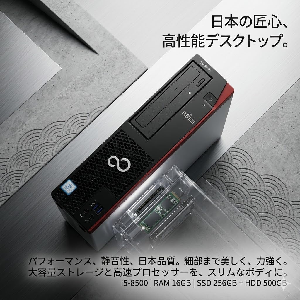 富士通 ESPRIMO D588/T i5/8GB/SSD256GB/Win11 Amazon.co.jp: デスクトップパソコン 富士通 ESPRIMO D588 Windows11