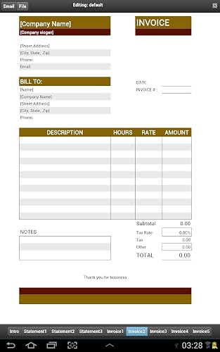 Billing Invoice – vue 4