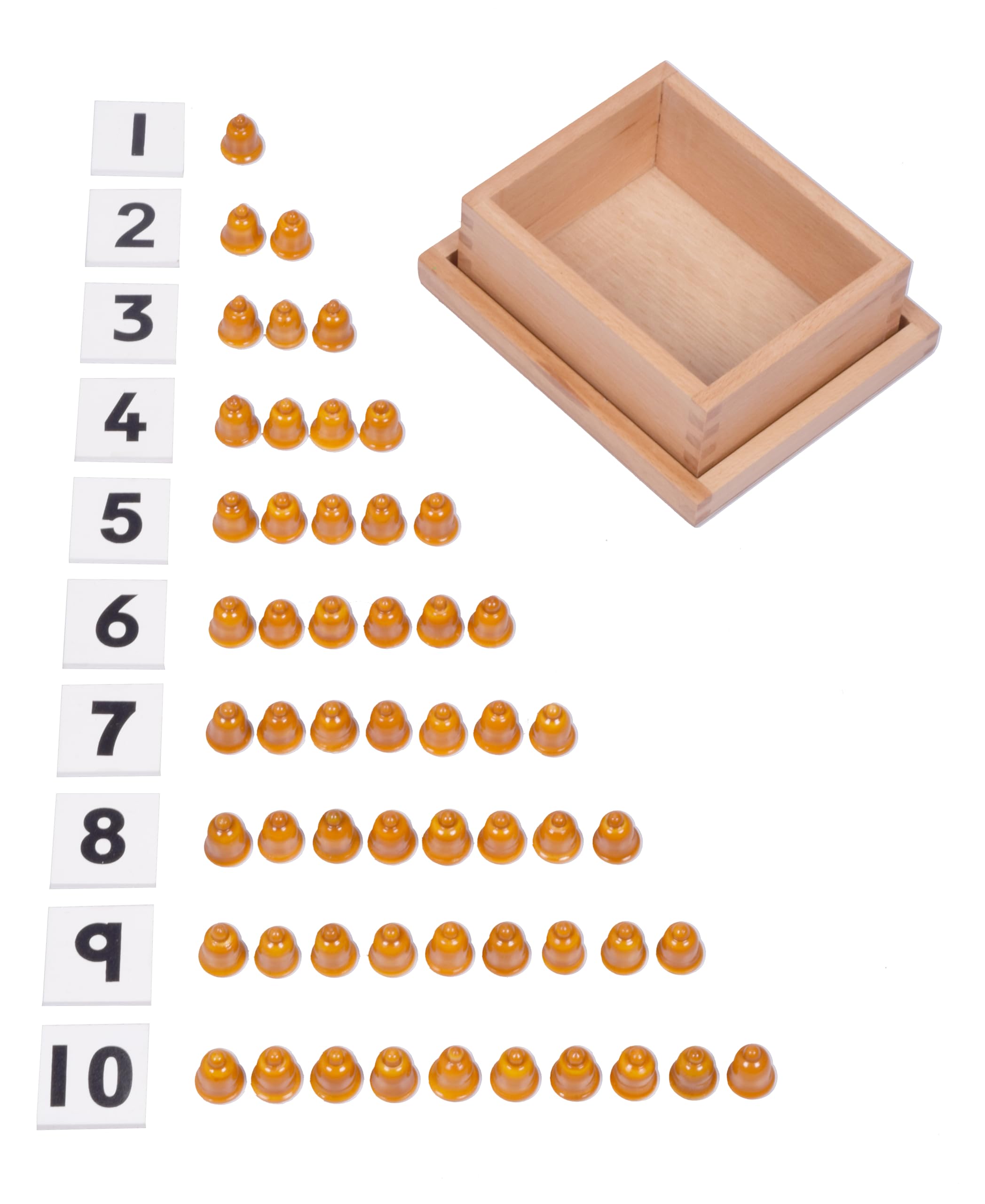 Kidken Montessori Cards and Counter Wooden Toys, Educational Toys Preschool Toys for 3+ Year Kids odd and Even Concept, Montessori Toy for Counting (B00RY09DUW) Amazon Price History, Amazon Price Tracker