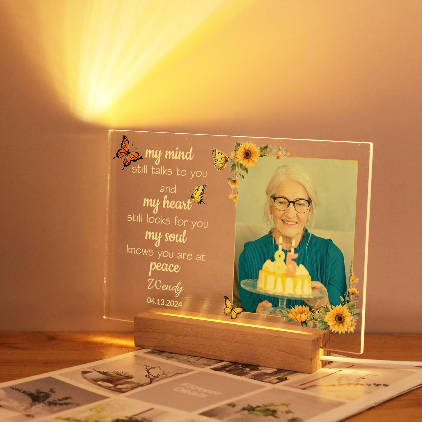 Placa Conmemorativa Por La Pérdida De Un Padre, Regalo Personalizado De Condolencias Para Papá, Recuerdo Conmemorativo Para El Padre, Regalo De Duelo Por La Pérdida De Un Ser Querido - España