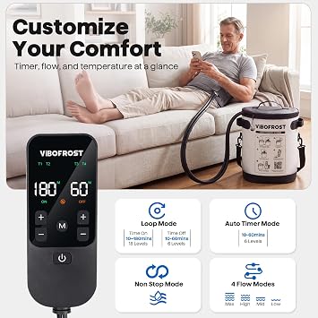 Cold Therapy Machine, Portable Ice Machine for Knee After Surgery