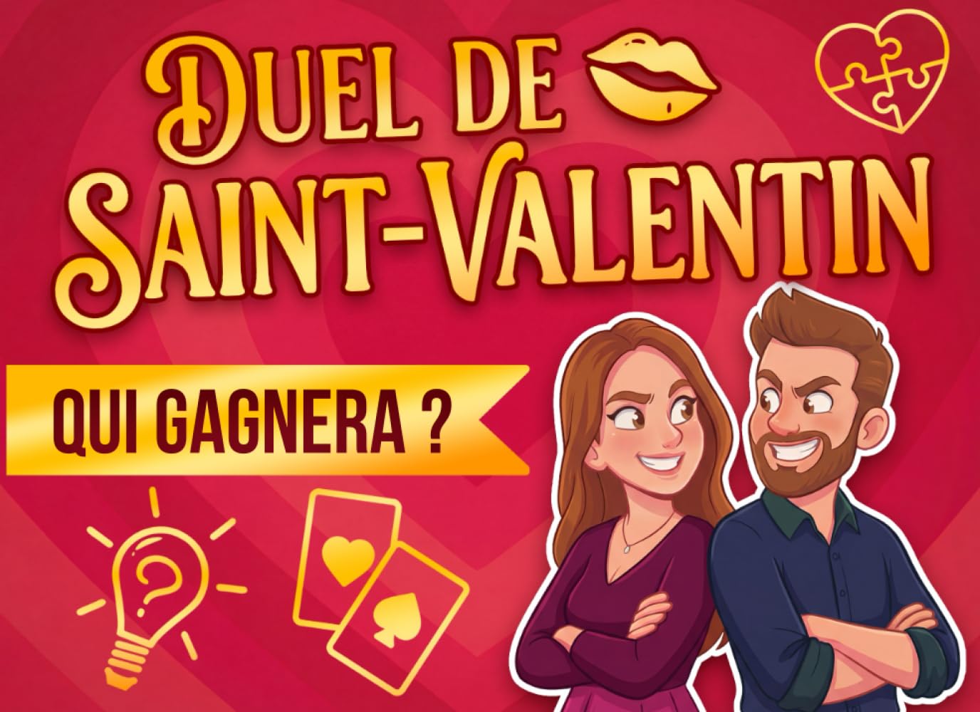 DUEL DE SAINT-VALENTIN – Qui gagnera ?: Livre de jeux et défis pour couples pour une Saint-Valentin spéciale | Idée cadeau de Saint-Valentin pour lui ou pour elle