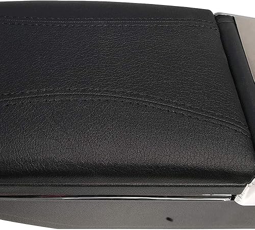 Miniatura 6 de Caja de reposabrazos para Nissan Marzo 2010 2011 2012 2013 2014 2015 2016 Accesorios automotrices de caja de almacenamiento de cuero consola central