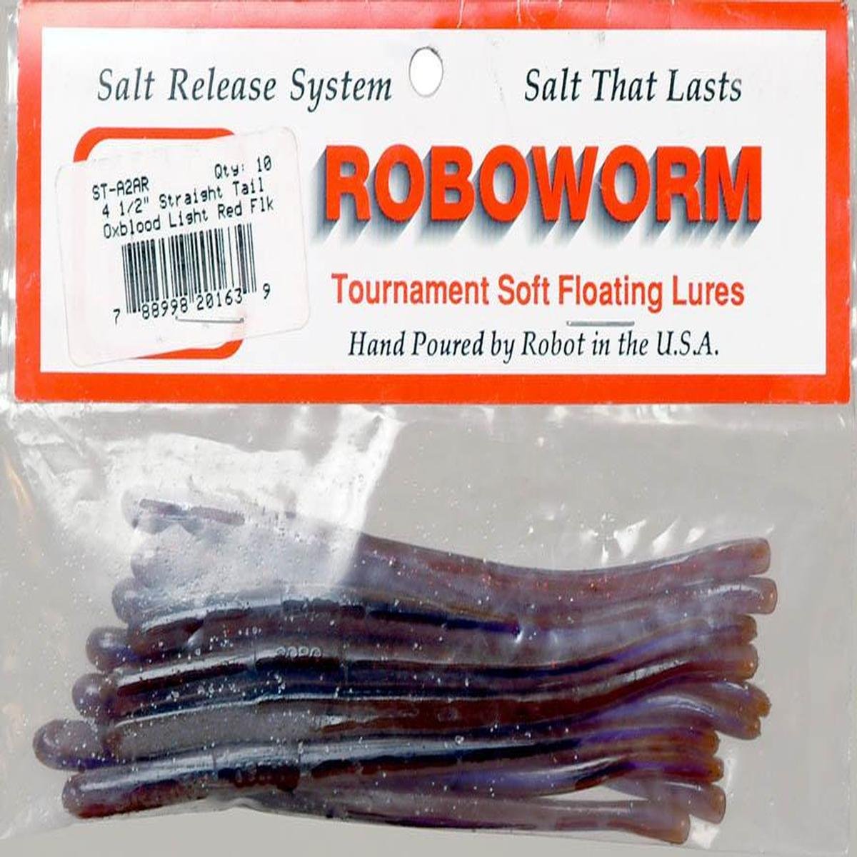 RobowormSTRAIGHT TAIL WORM Fishing Worm