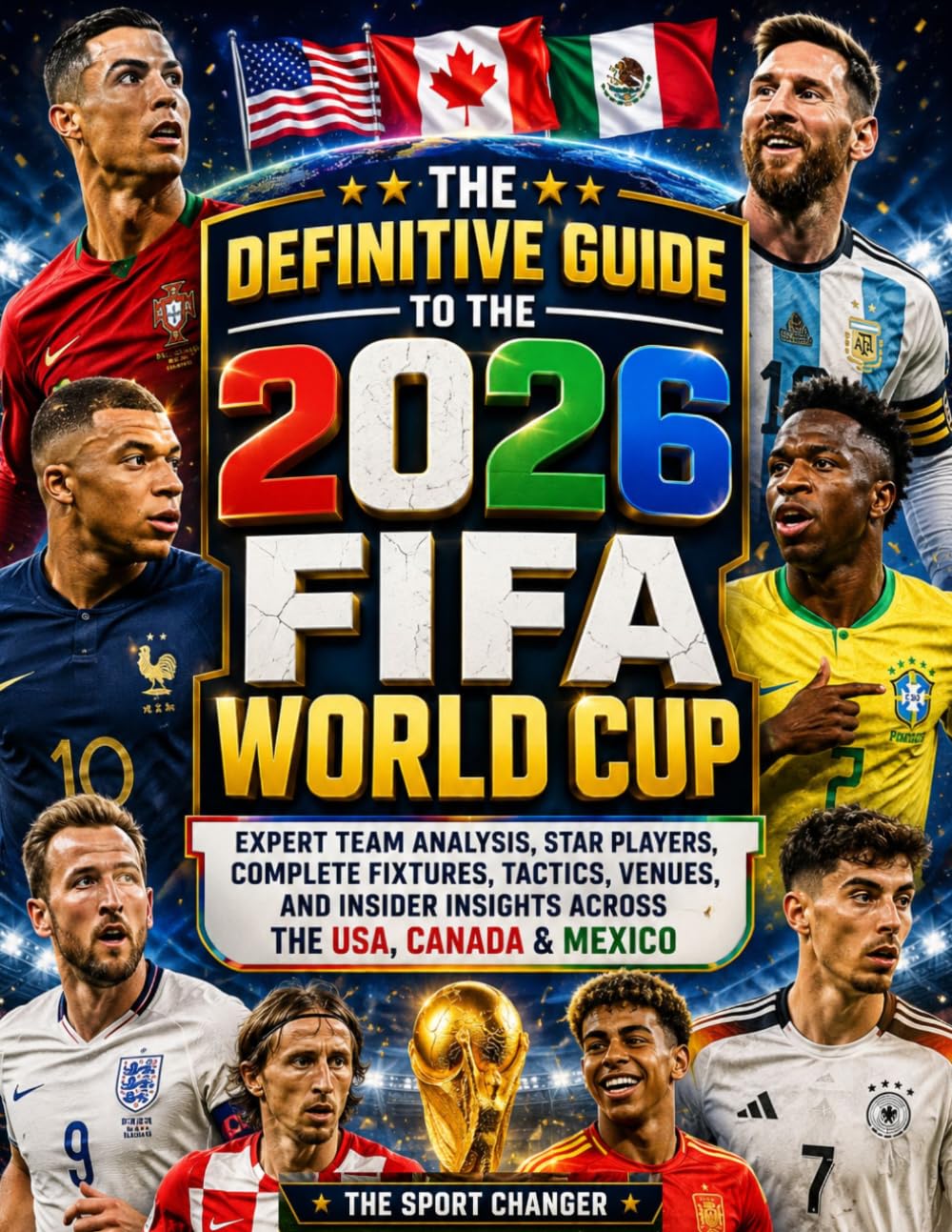 The Definitive Guide to the 2026 FIFA World Cup: Expert Team Analysis, Star Players, Complete Fixtures, Tactics, Venues, and Insider Insights Across the USA, Canada & Mexico