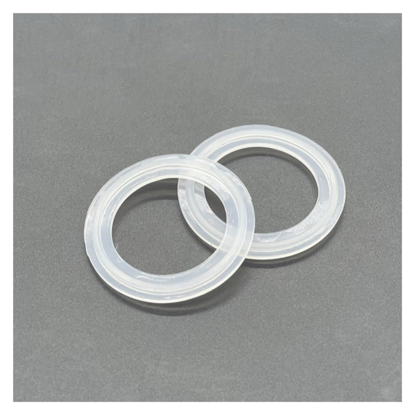 Juntas tóricas, juntas tóricas de silicona, Arandela de anillo de junta de tira de sellado de silicona con virola de triple abrazadera sanitaria, for mejorar el hogar, junta de silicona de triple abra
