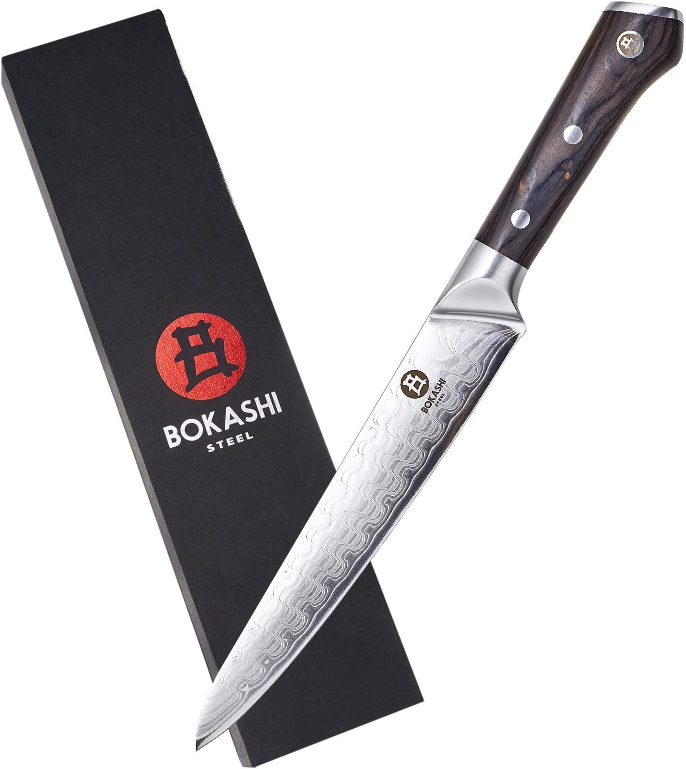 Chef's Slicing Knife - KASAI Series - Japanese AUS-10V - Vacuum Treated - 8"