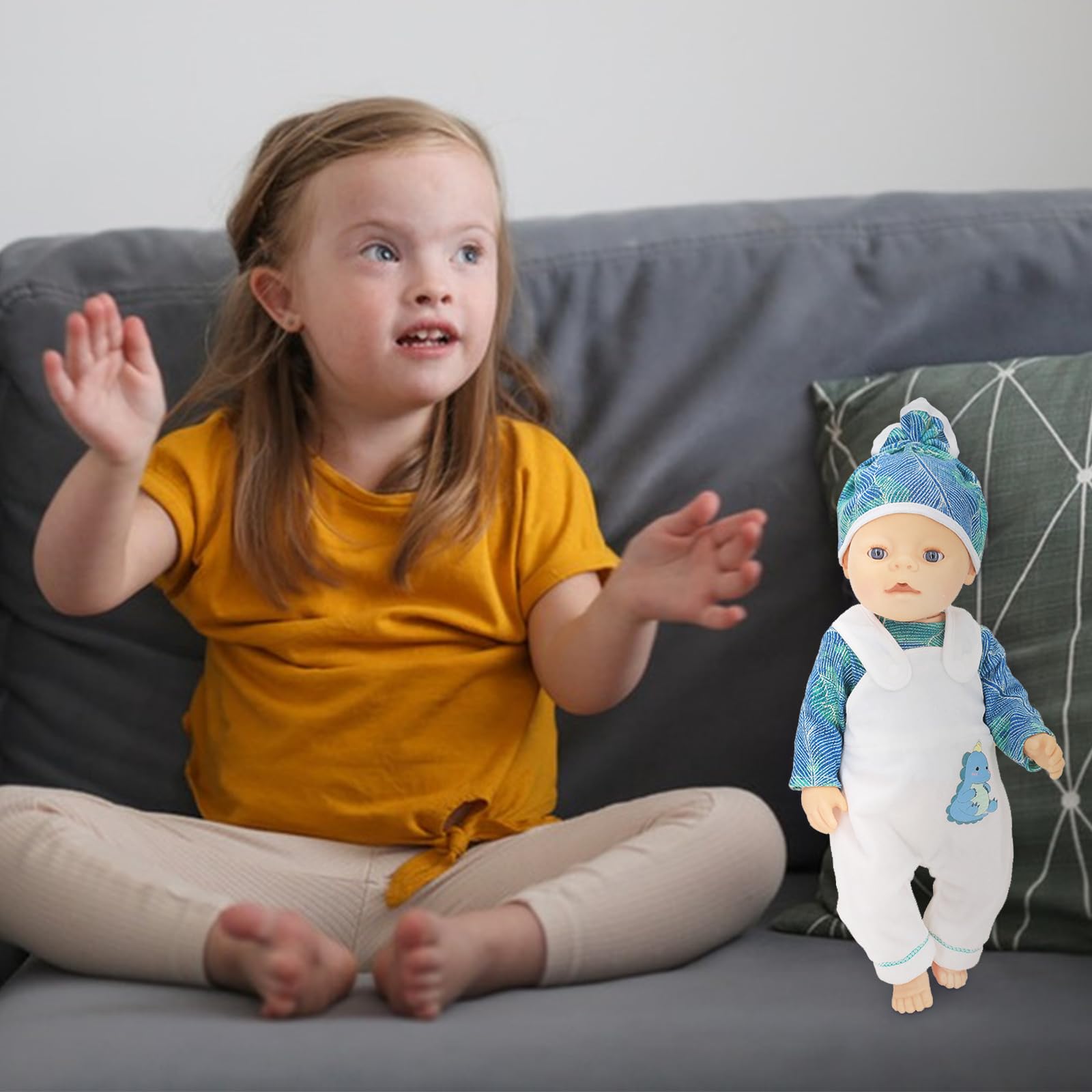 5-teiliges Puppenkleidung Set Für 35-45cm Baby Puppen - Hasen Design