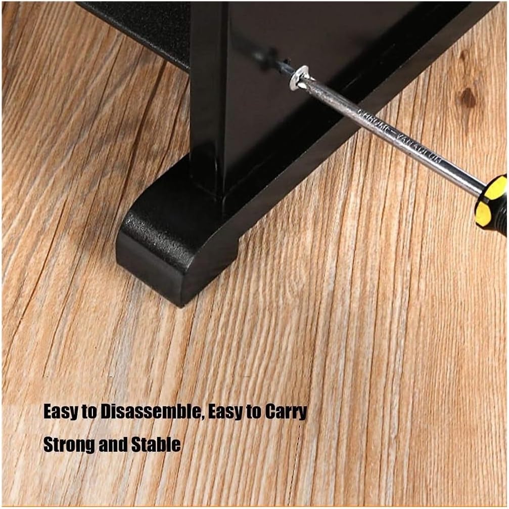 Billiards Rack Floor Corner Rack,Billiard Pool Rack Stand Snooker Stand Holds 24 Pool Holder, 63 * 20 * 80cm, Black Wood Grain (Nero 25 * 8.6 * 21 in)