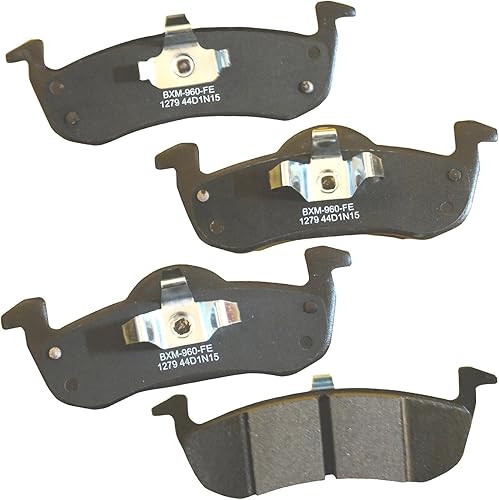 Vista 250 de Bendix Premium SBM8 - Pastillas de freno semimetálicas Premium para modelos seleccionados Buick Special, Camaro, Corvette, Phaeton, Olds F85, Vista