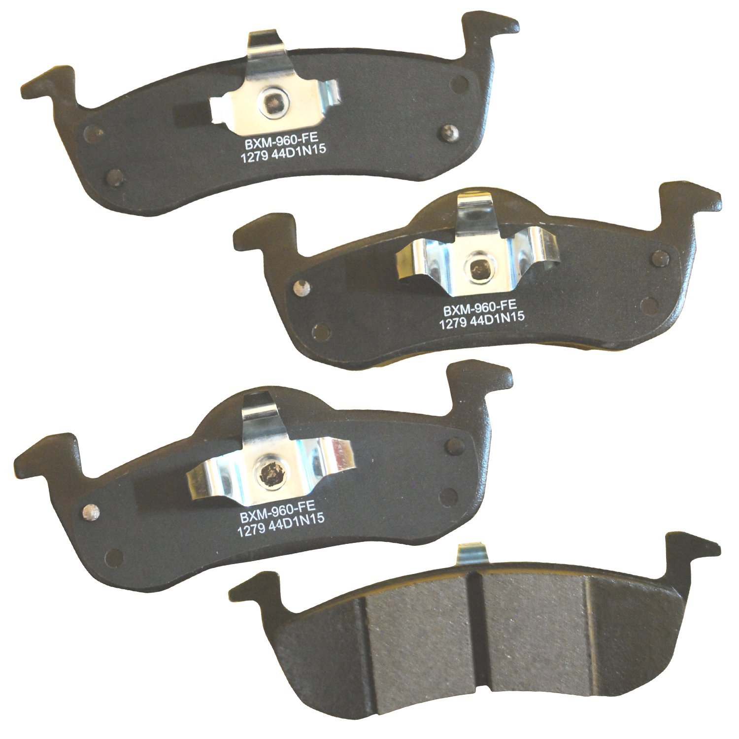 Bendix Premium SBM1279 Semi-Metallic Rear Brake Pads for Ford Expedition 2017-2007, Lincoln MKT 2015-2013, MKT 2019-2017, Navigator 2017-2007