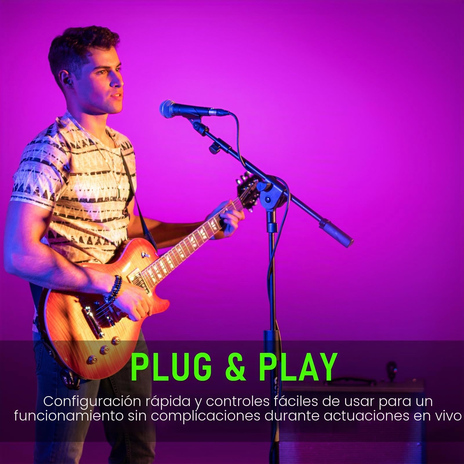 X-Vive U2 - Sistema inalámbrico de guitarra, color negro