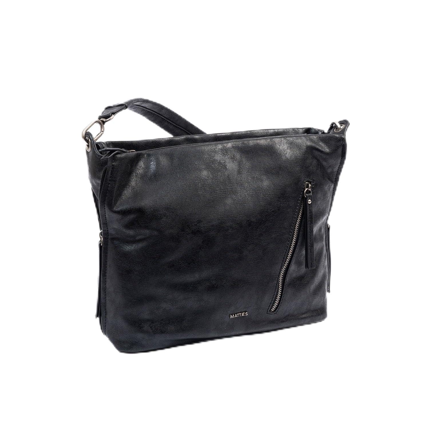 MATTIES Women's Belmont Bags, Black/White, 10cm x 30cm x 26cm