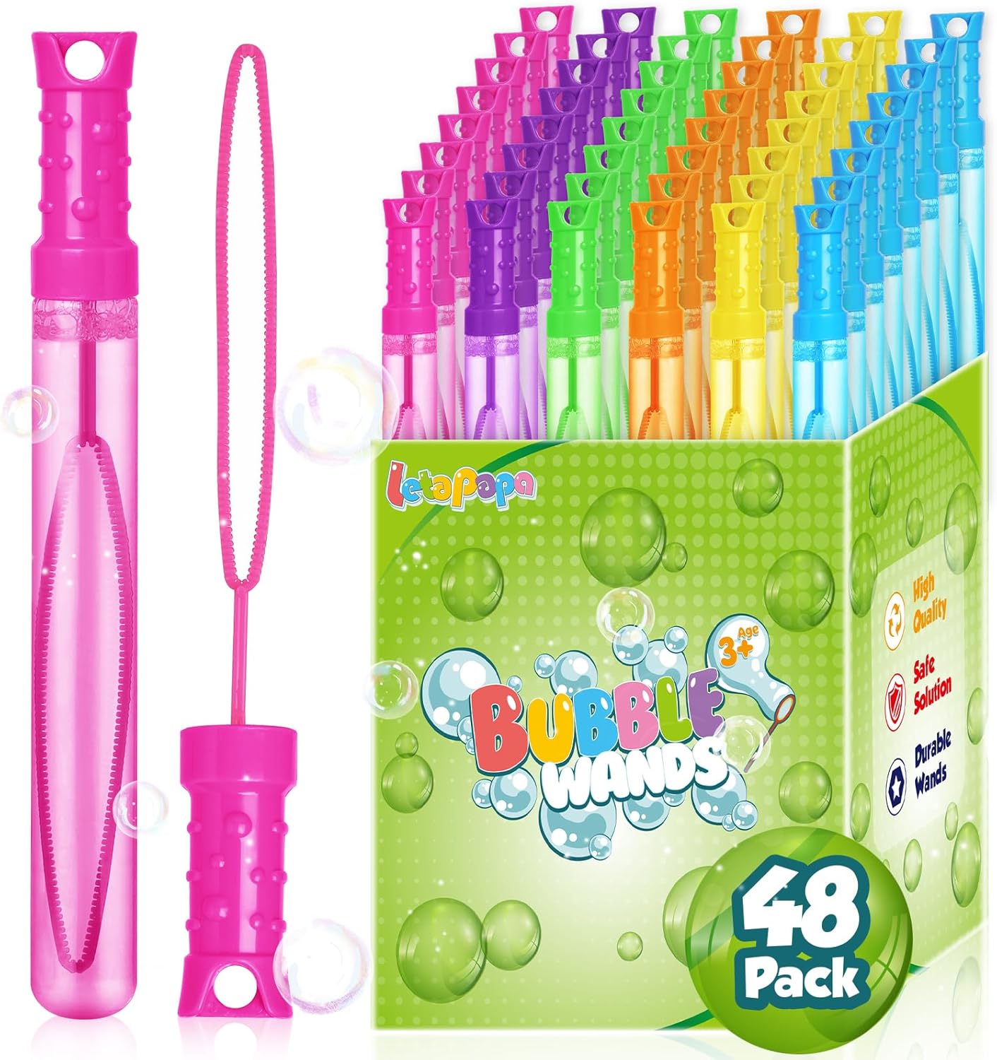 Bubble Wand, 48 Pcs Bubble...