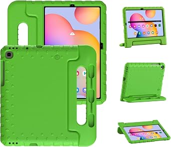 Bolete Kids Case for Samsung Galaxy Tab S6 Lite Case 10.4 Inch 2024/2022/2020 with S Pen Holder,Shockproof Rugged Protective Kickstand Cover for Samsung Galaxy S6 Lite Tablet,Green