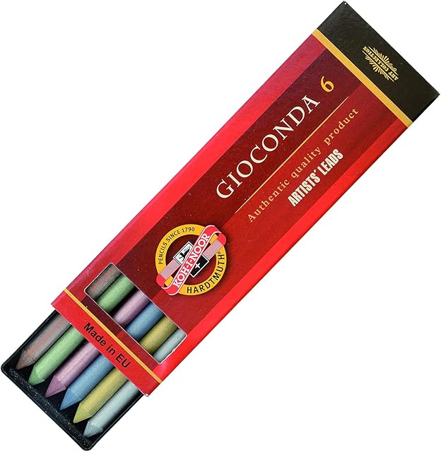 KOH-I-NOOR Metallic Coloured Leads (Set of 6)