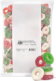 Albanese Worlds Best, Holiday Candy, Christmas Wreath Gummies, 4.5lb Bag, Great Stocking Stuffers, Gluten-Free