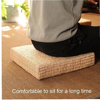 Amazon.co.jp: Vepoty わら座布団 わらクッション 通気性 正方形