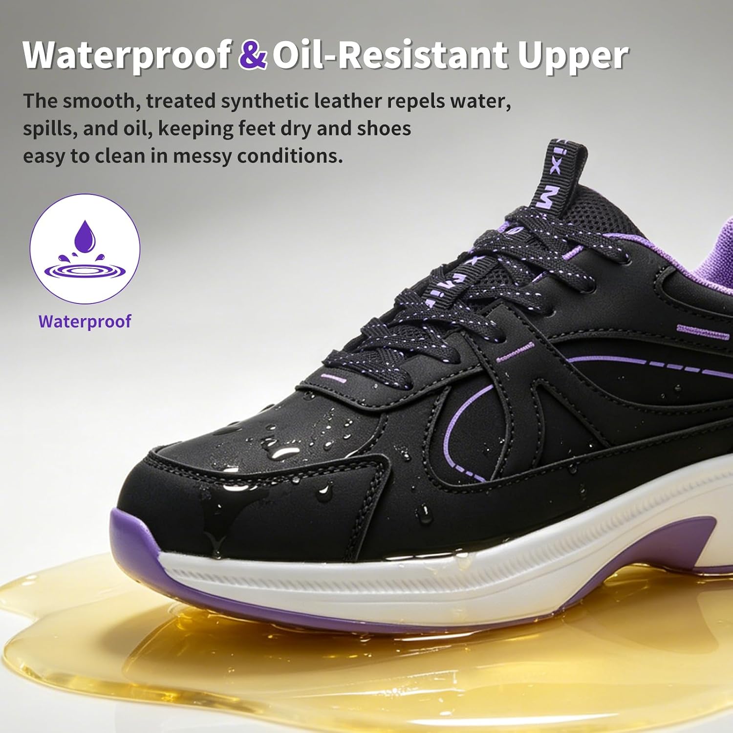 Women's Waterproof Non‑Slip Chef Work Shoes