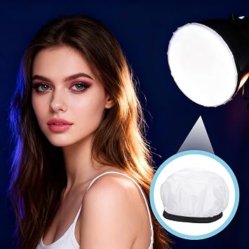 3 Pcs Light Diffuser, 7/18cm Soft Light Reflector Diffuser, Standard Cloth Diffusers Lights Sock for Studio Strobe Reflectors, Video Shooting