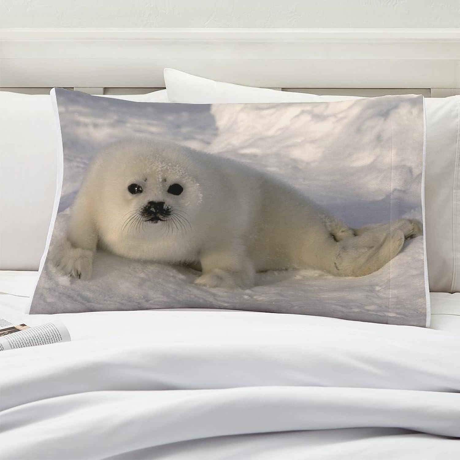 CafePress Baby Seal Pillow Case Standard Size Pillowcase, Lumbar Pillow Cover Microfiber