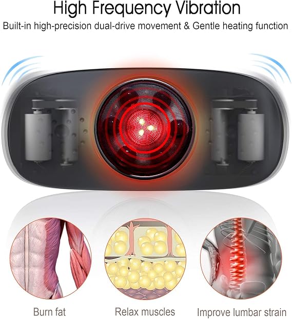 OWAYS Slimming Belt, Weight Loss Machine for Women, Adjustable Vibration Massage, 4 Massage Modes, Belly Fat Burner, Promote Digestion, NOT Cordless