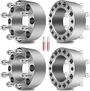 SCITOO 4Pcs 8x170 Wheel Spacers 3 inch Thread Pitch 14x1.5 Hub Bore 125mm 8 Lug Wheel Spacers Fit for for F-350 Super Duty for F-250 Super Duty for F-350 for F-250 Excursion