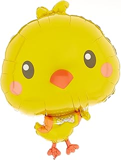 Anagram 42354 Easter Chicky Foil Mylar Party Balloon, 28", Multicolor, Pack of 1