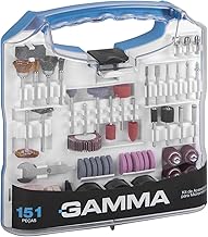 Gamma Ferramentas Kit De Acessórios Para Microrretífica Com 151Peças G19507Ac Azul