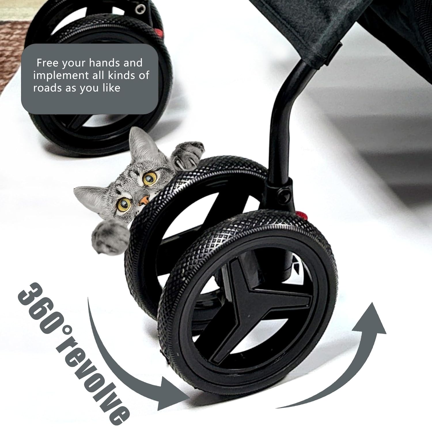 Ultimate 3-in-1 Pet Stroller: Travel with Ease and Style!