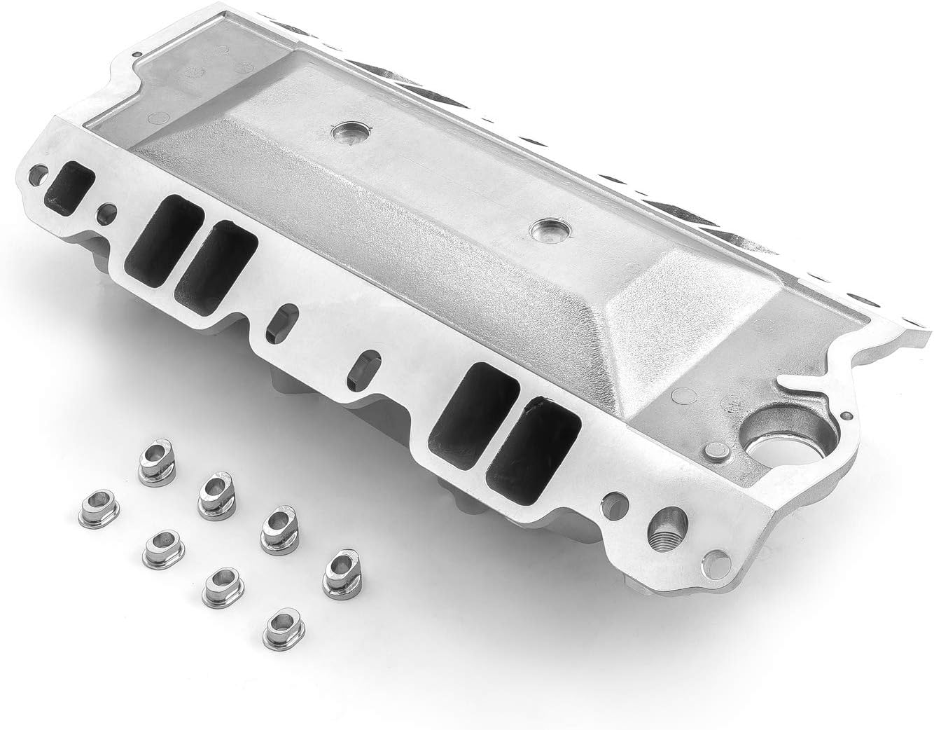 Speedmaster 1-147-008 Compatible with Chevy SBC 350 1957-95 MID-AIR MidRise Aluminum Intake Manifold [Polished]