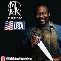 Vista 8 de Middleton Made Knives Echo 4 Cuchillo de pelar – Cuchillo de pelar de 4 pulgadas – Cuchillos profesionales hechos a mano – Cuchillo de chef hecho