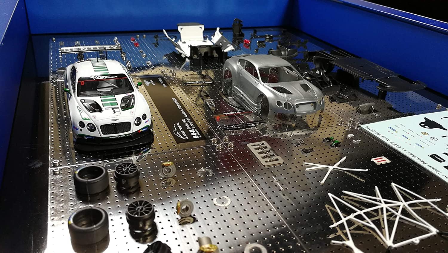 Almost Real 430307 B.O.M. Bentley GT3 Bentley Team Absolute in GT3 Asia #8-2015 1/43 Scale Finished Mini Car