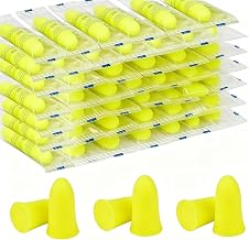 60Pairs Foam Ear Plugs Ergonomic Design Soft Ear Plugs for Sleeping, 35dBSNR Noise Cancelling, Hypoallergenic for Concert Loud Music Yellow